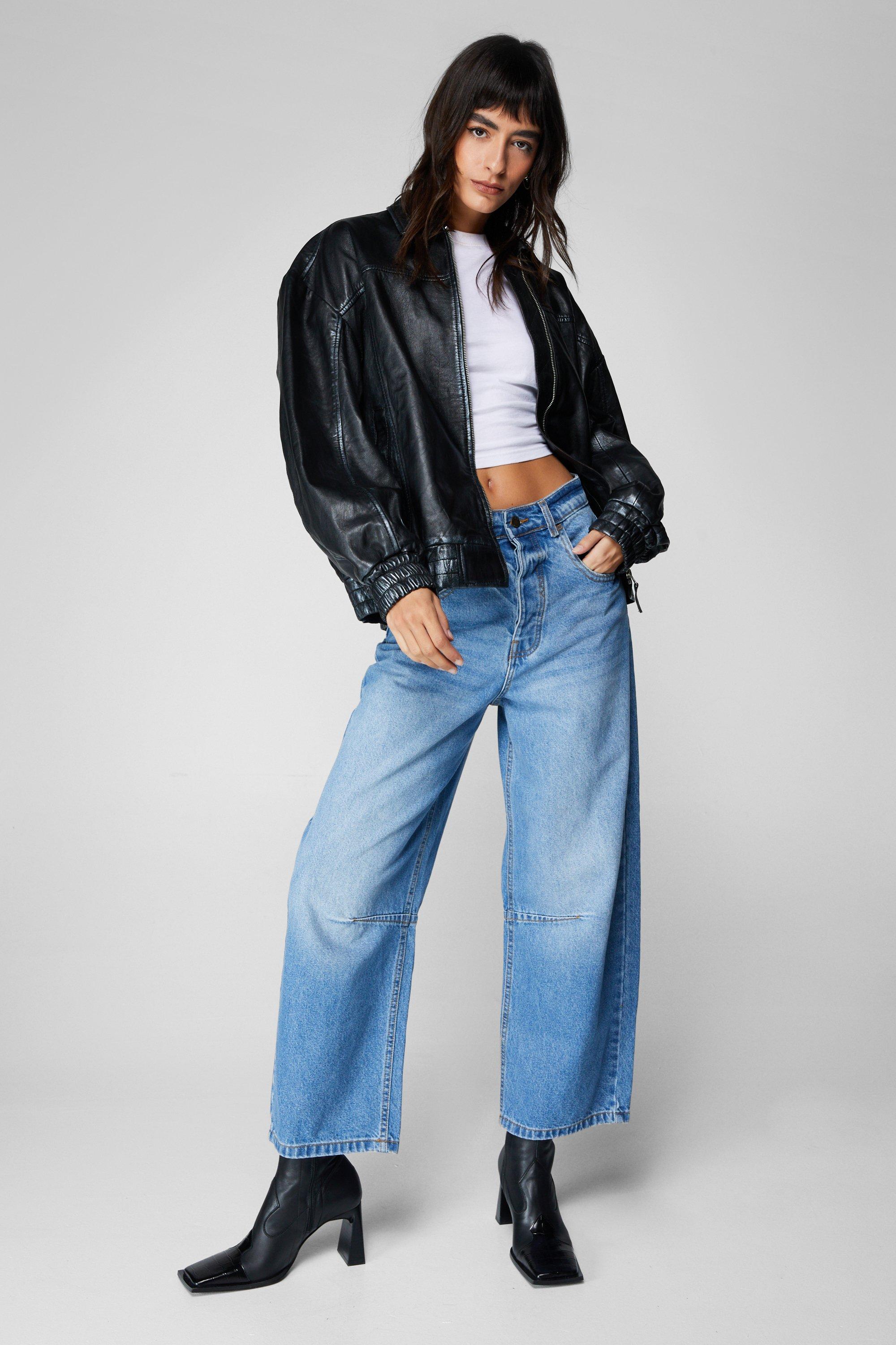 The Denim Horseshoe Jeans | Nasty Gal